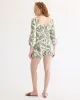 3/4-Sleeve V-Neck Linen Blouse with Smocked Back sold by Reitmans