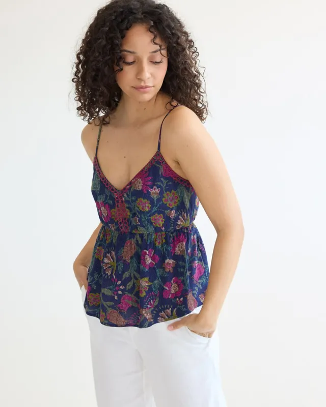 Embroidered V-Neck Sleeveless Blouse sold by Reitmans