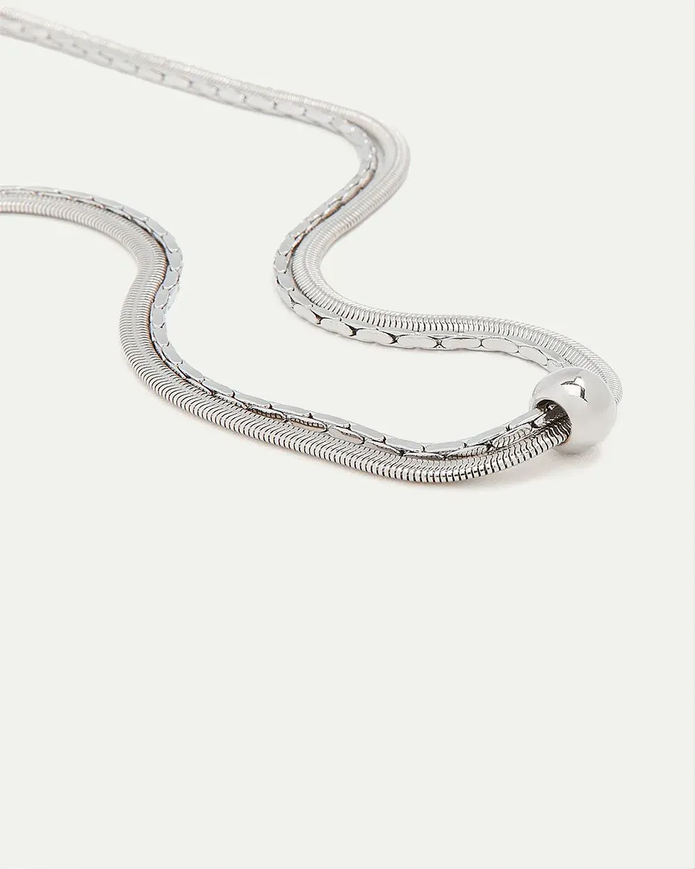 Double Snake Chain with Bead sold by Reitmans product image thumbnail 3