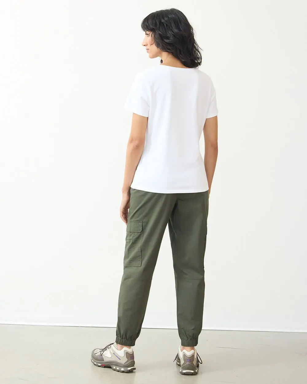 Scoop-Neck Cotton Tee - R Essentials sold by Reitmans product image thumbnail 2