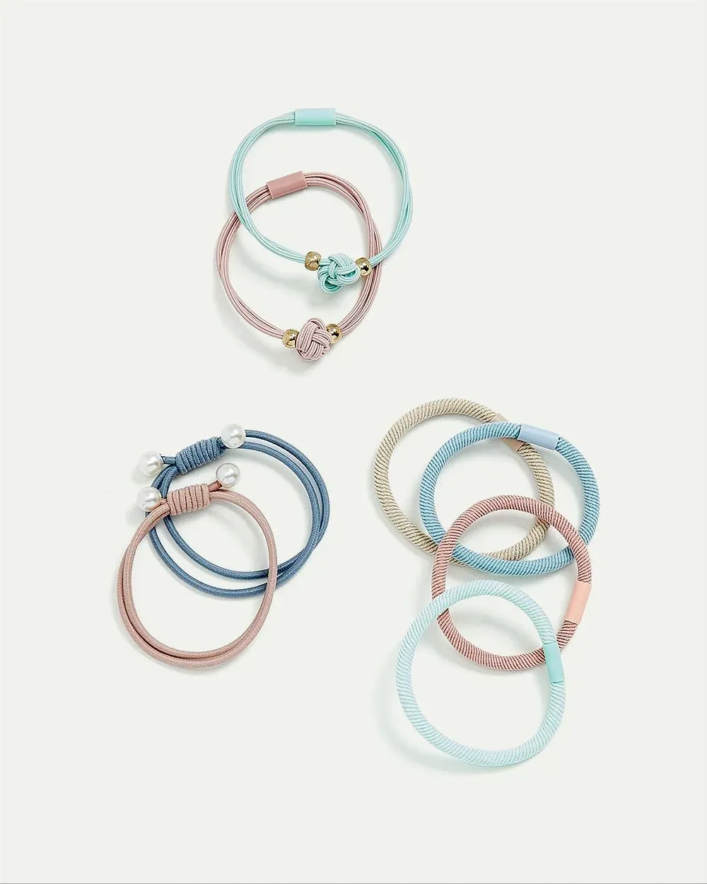 Pastel Hair Elastics - Set of 8 sold by Reitmans product image thumbnail 3