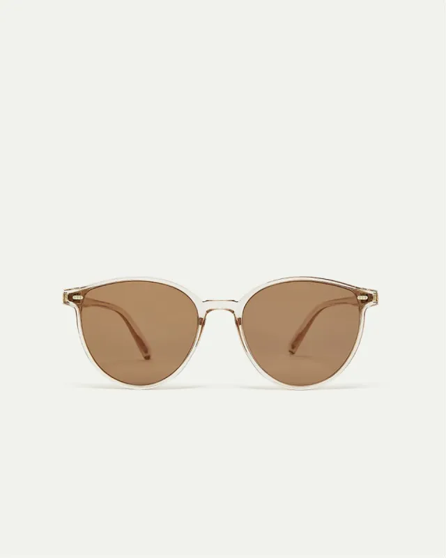 Round Sunglasses with Brown Lenses sold by Reitmans