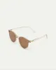 Round Sunglasses with Brown Lenses sold by Reitmans