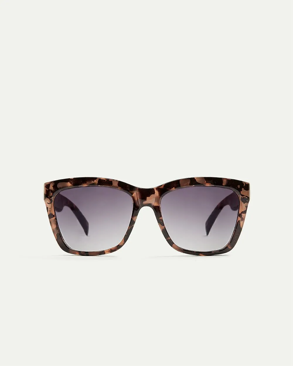Tortoise Rectangular Sunglasses sold by Reitmans
