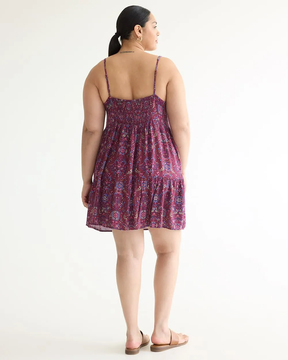 Sleeveless V-Neck Tiered Dress sold by Reitmans product image thumbnail 2