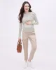 Long-Sleeve Crew-Neck Ribbed Tee - Thyme Maternity sold by Reitmans