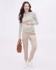 Long-Sleeve Crew-Neck Ribbed Tee - Thyme Maternity sold by Reitmans