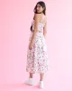 Linen-Blend Midi Skirt with Front Slit sold by Reitmans