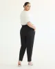 Tapered-Leg High-Rise Pant with Sash - Curvy Fit - The Timeless sold by Reitmans