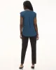Cap-Sleeve Blouse with Split Neckline - R Essentials sold by Reitmans