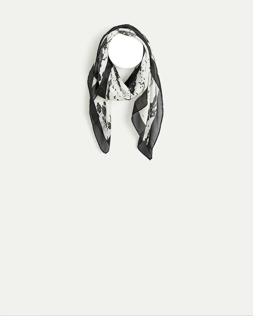 Square Satin Scarf with Snakeskin Pattern sold by Reitmans product image thumbnail 4