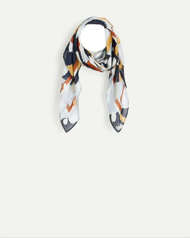 Square Satin Scarf with Animal Pattern sold by Reitmans