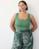 Ribbed Tank wih Scoop Neckline sold by Reitmans