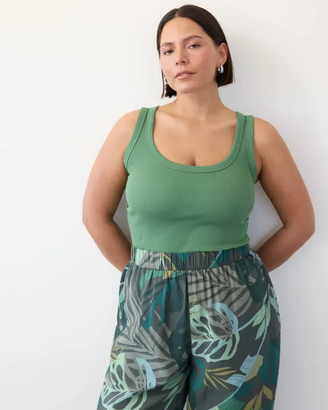 Ribbed Tank wih Scoop Neckline sold by Reitmans