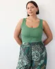 Ribbed Tank wih Scoop Neckline sold by Reitmans