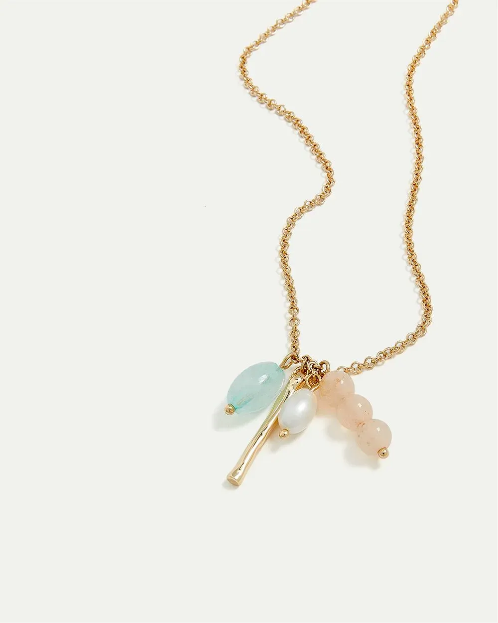 Long Necklace with Pastel Charms sold by Reitmans product image thumbnail 3
