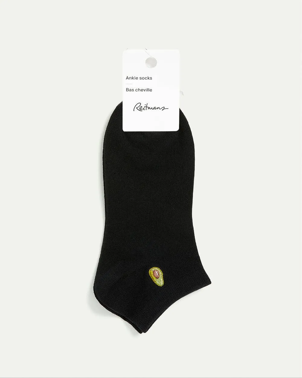 Cotton Anklet Socks with Avocado at Hem sold by Reitmans product image thumbnail 2