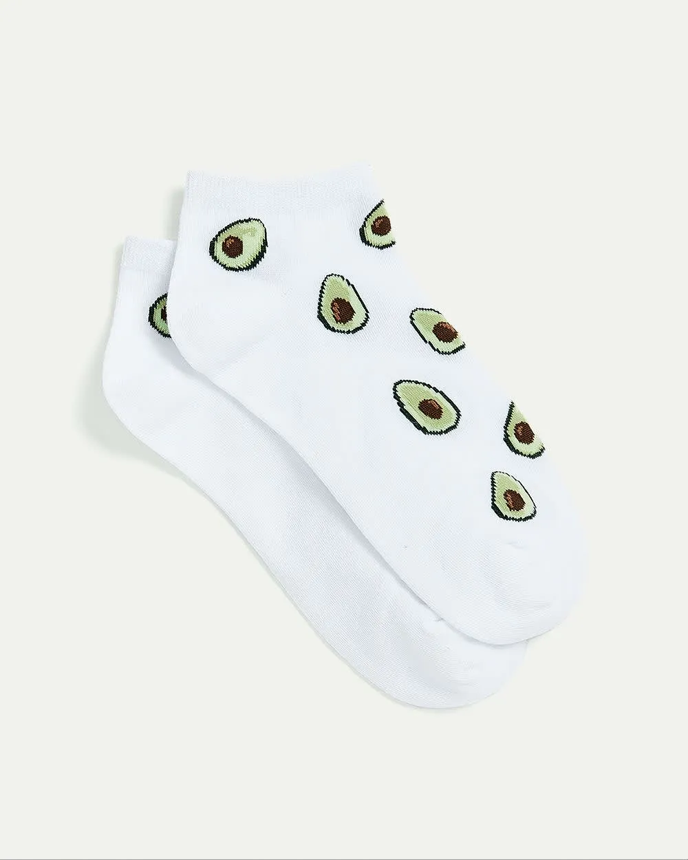 Cotton Anklet Socks with Avocados sold by Reitmans