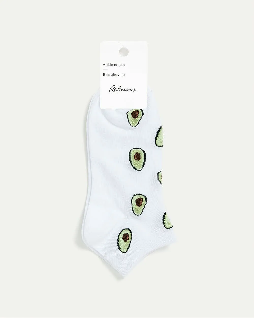 Cotton Anklet Socks with Avocados sold by Reitmans product image thumbnail 2