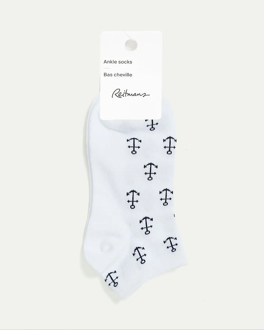 Cotton Anklet Socks with Anchors sold by Reitmans product image thumbnail 2