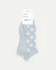 Cotton Anklet Socks with Daisies sold by Reitmans