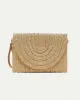 Straw Clutch with Wristlet sold by Reitmans