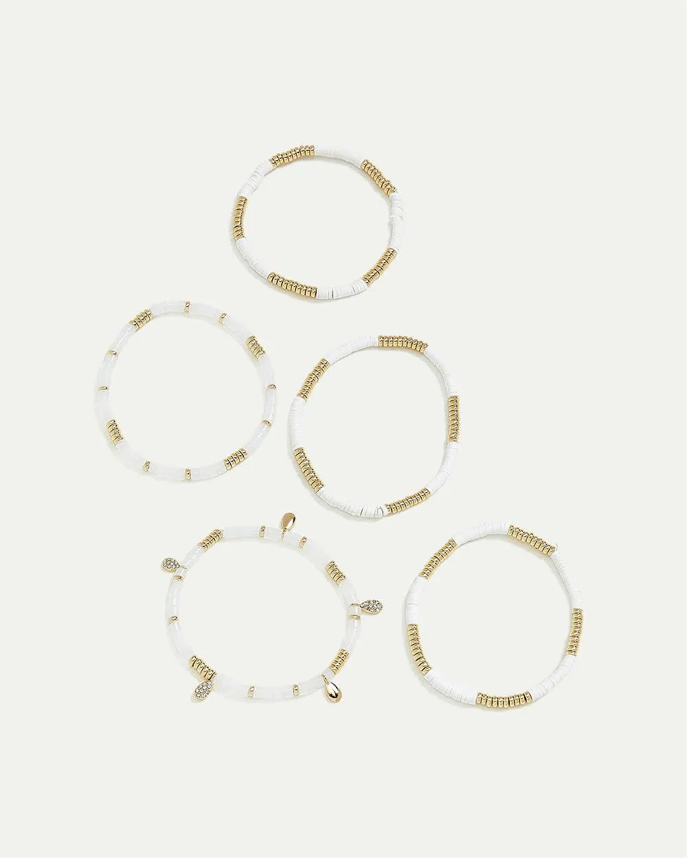 Beaded Elastic Bracelets - Set of 5 sold by Reitmans product image thumbnail 2