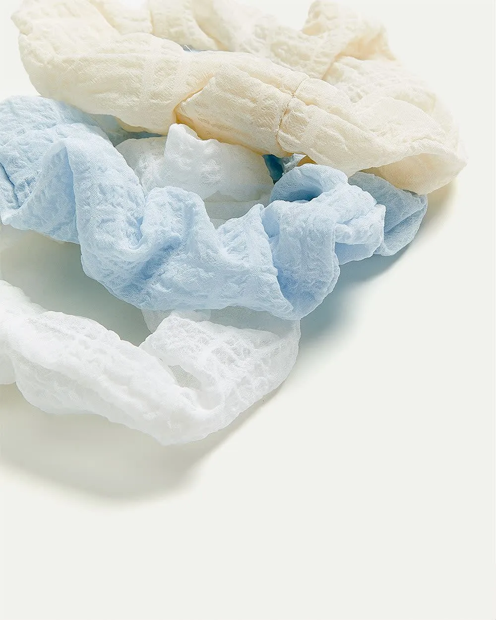 Textured Scrunchies - Set of 3 sold by Reitmans