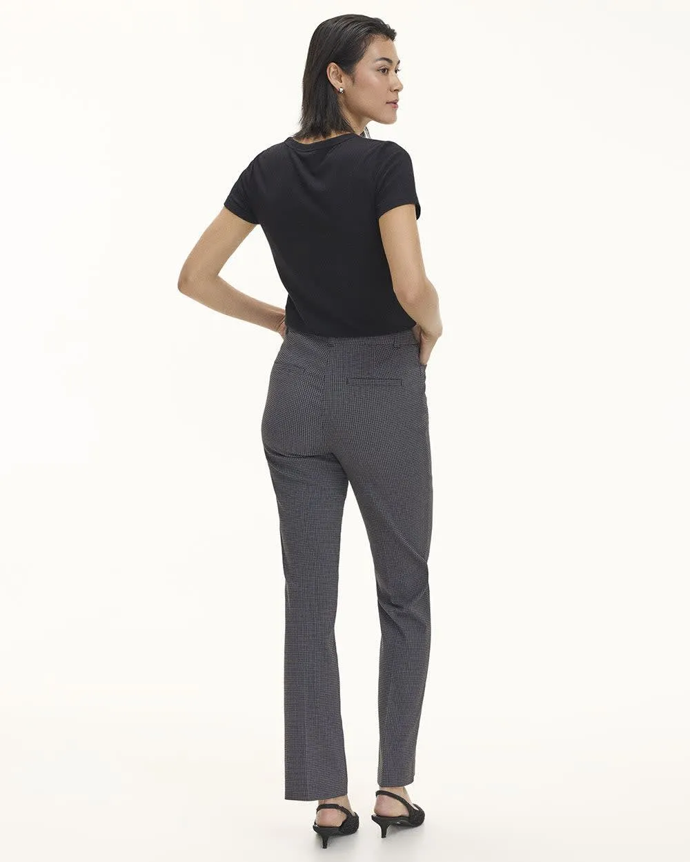 Straight-Leg High-Rise Pants - The Iconic (R) sold by Reitmans product image thumbnail 2