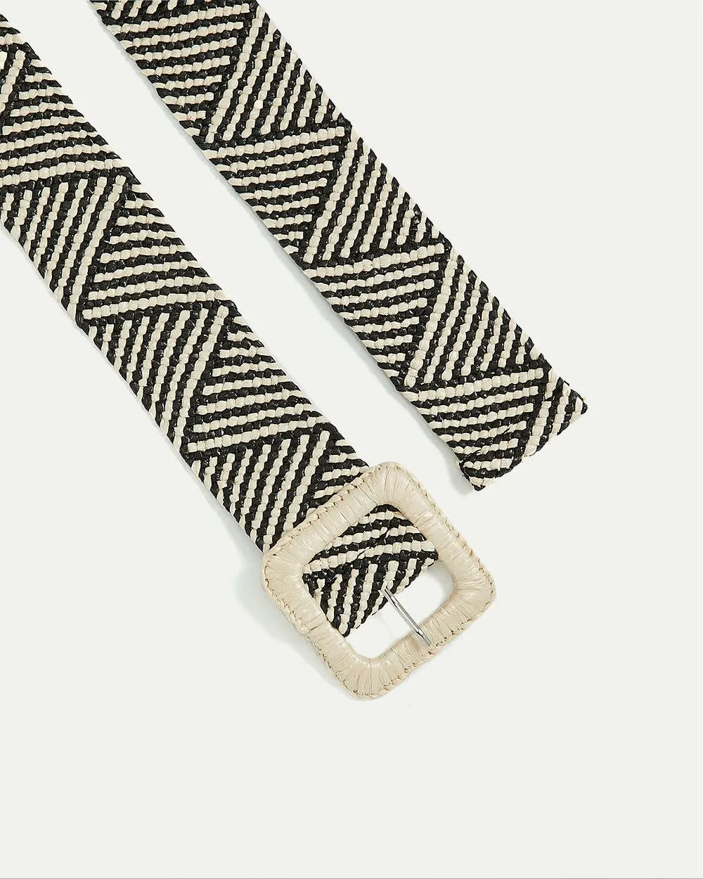 Stretch Belt with Straw Buckle sold by Reitmans product image thumbnail 3