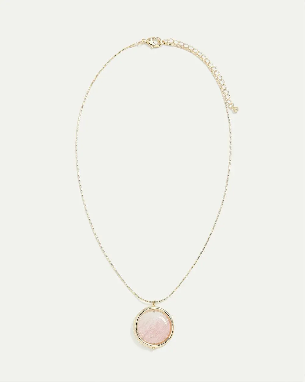 Short Necklace with Large Circle Pendant sold by Reitmans product image thumbnail 4