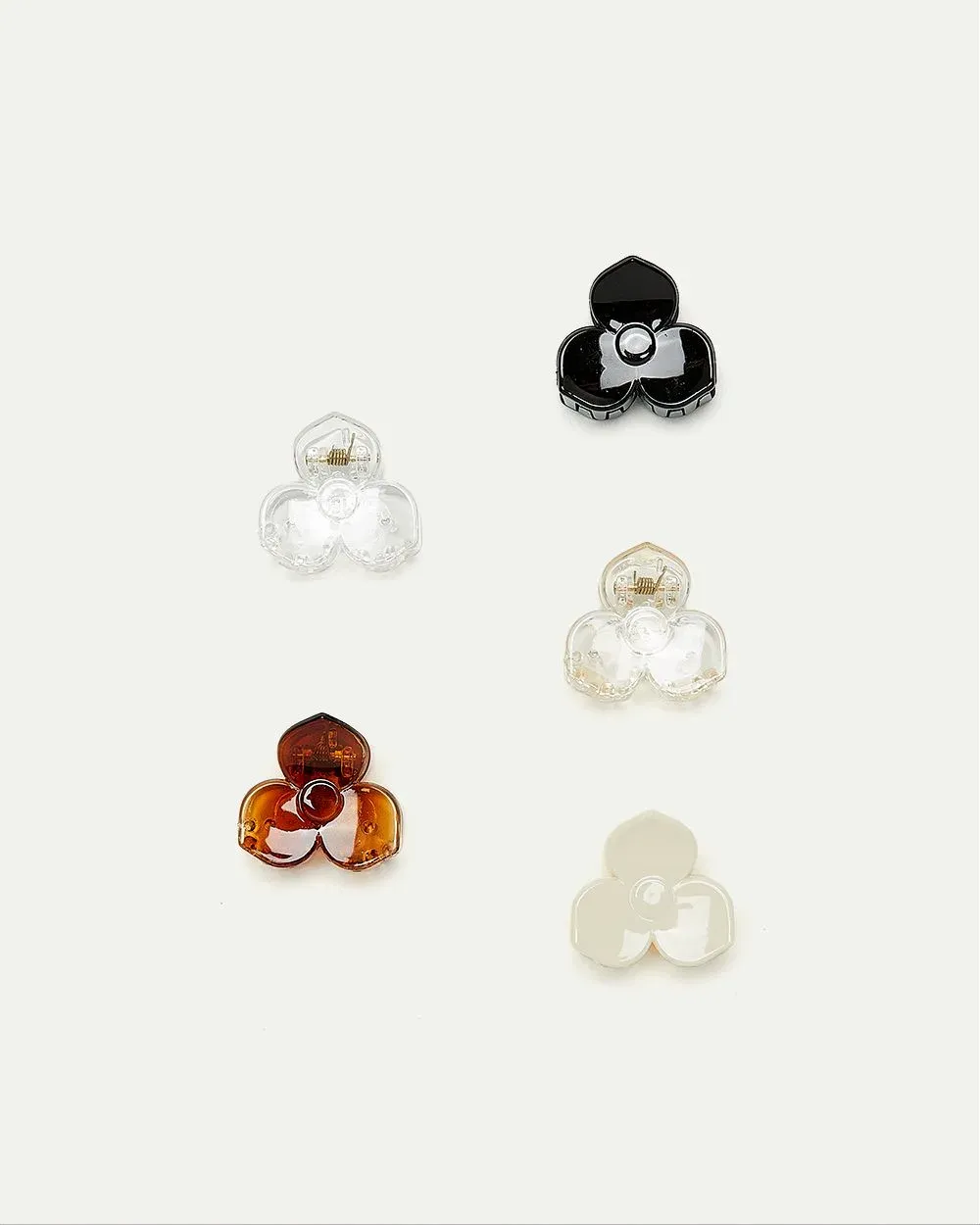 Mini Flower Hair Clips - Set of 5 sold by Reitmans product image thumbnail 4