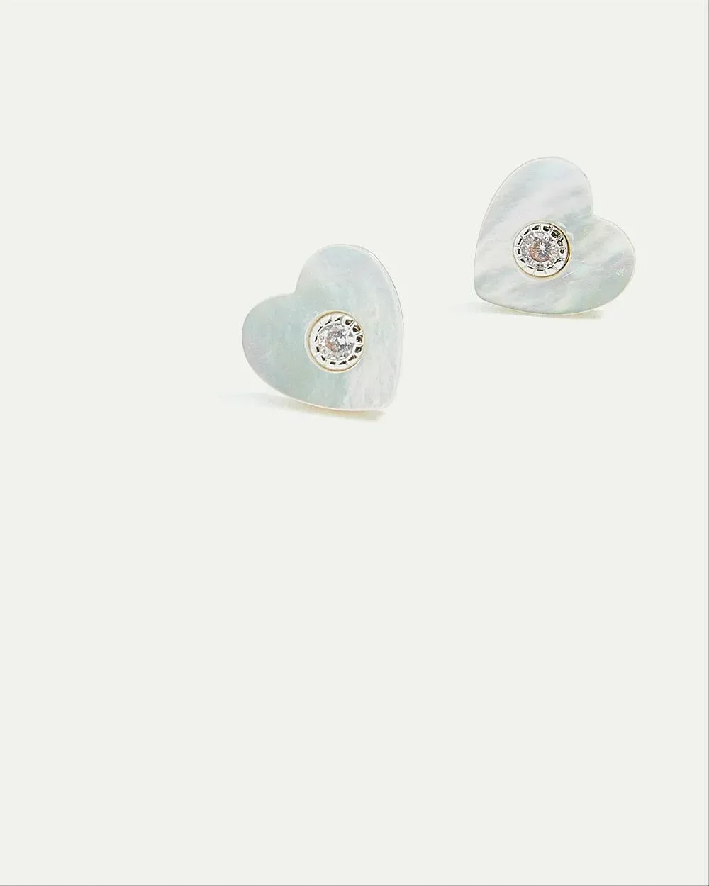 Heart Earrings with Shiny Rhinestones sold by Reitmans product image thumbnail 3