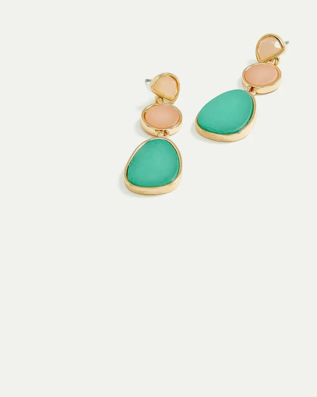 Earrings with 3-Tier Pendant sold by Reitmans