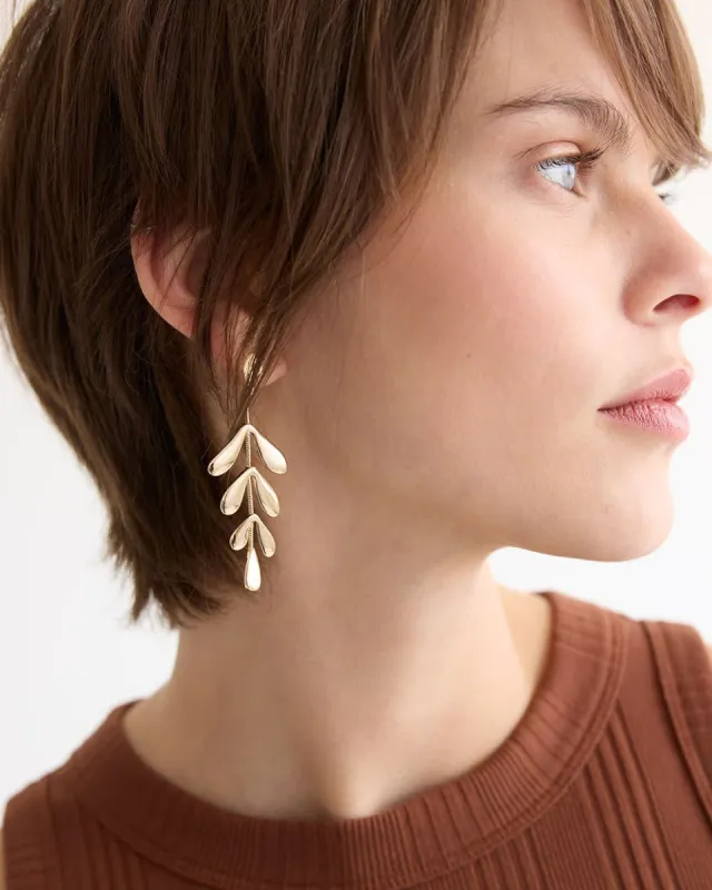Leaf Earrings sold by Reitmans