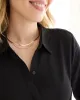 Long-Sleeve Loose Blouse with Shirt Collar sold by Reitmans