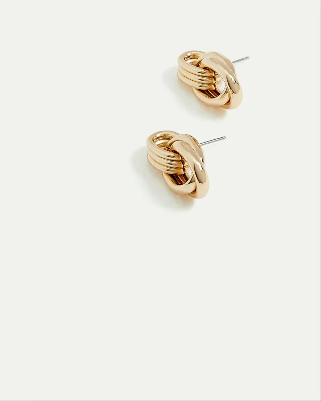 Intertwined Drop Earrings sold by Reitmans