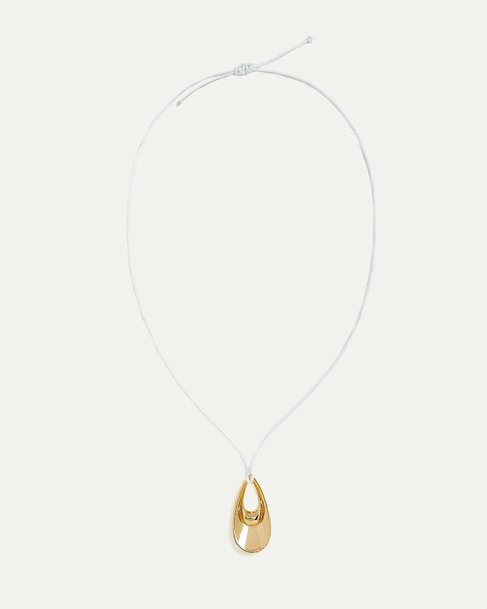 Short Cord Necklace with Elongated Pendant sold by Reitmans