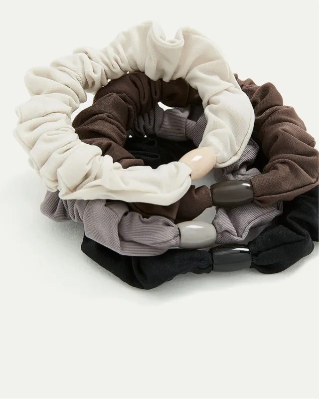 Rushed Hair Ties - Set of 4 sold by Reitmans