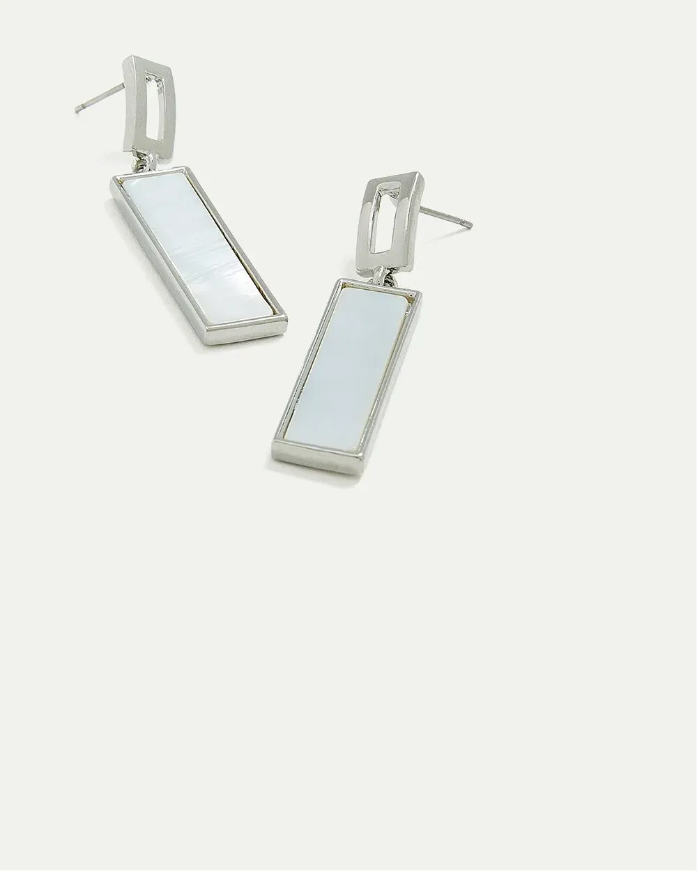 Stud Earrings with Rectangle Pendants sold by Reitmans product image thumbnail 3