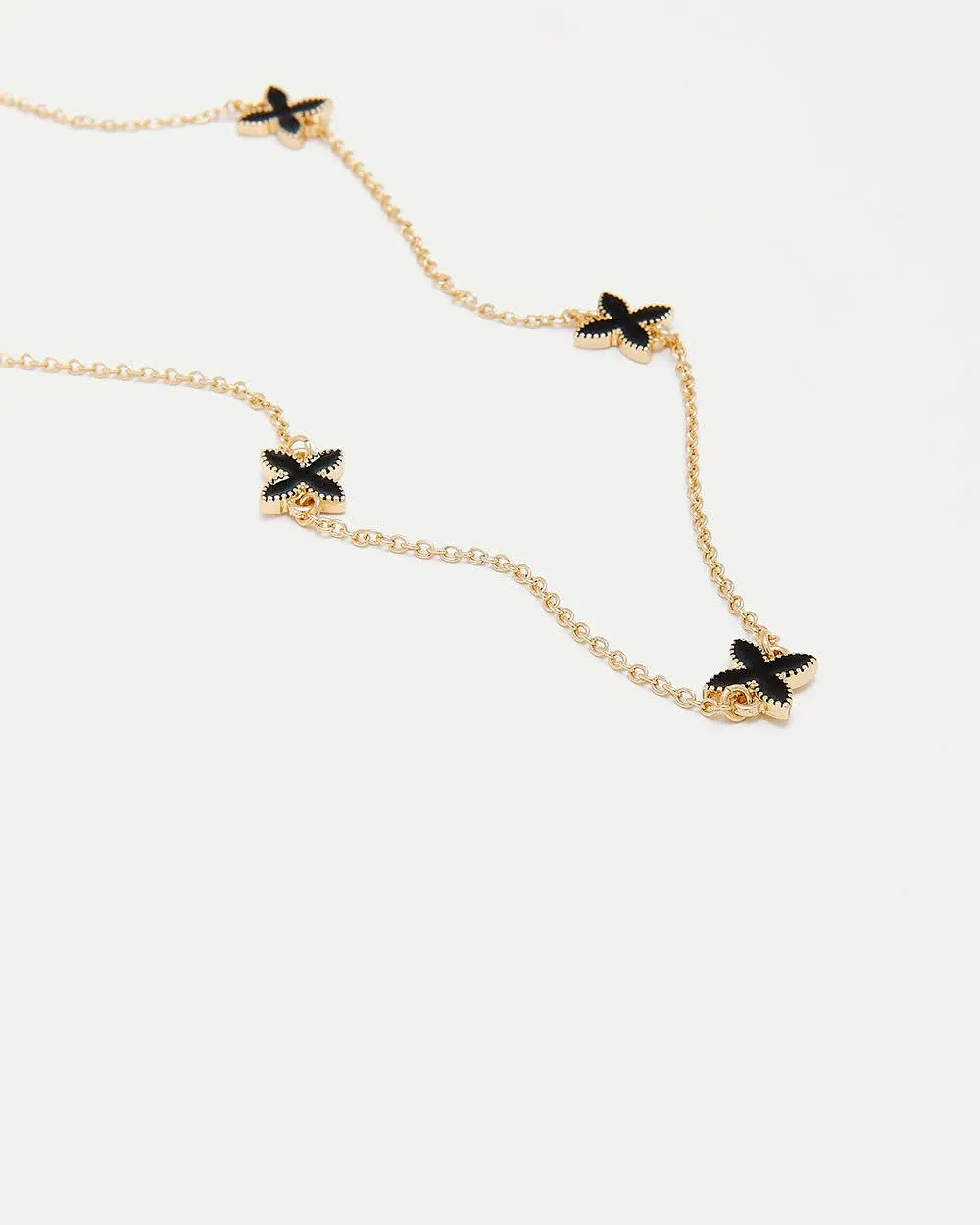 Short Necklace with Flowers sold by Reitmans