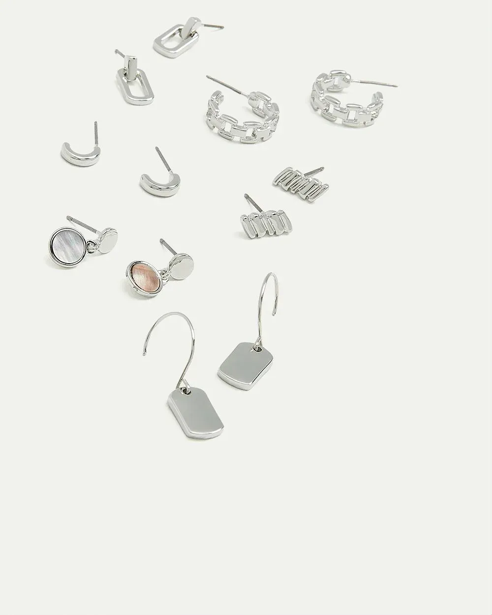 Hoops and Stud Earrings - 6 Pairs sold by Reitmans product image thumbnail 3