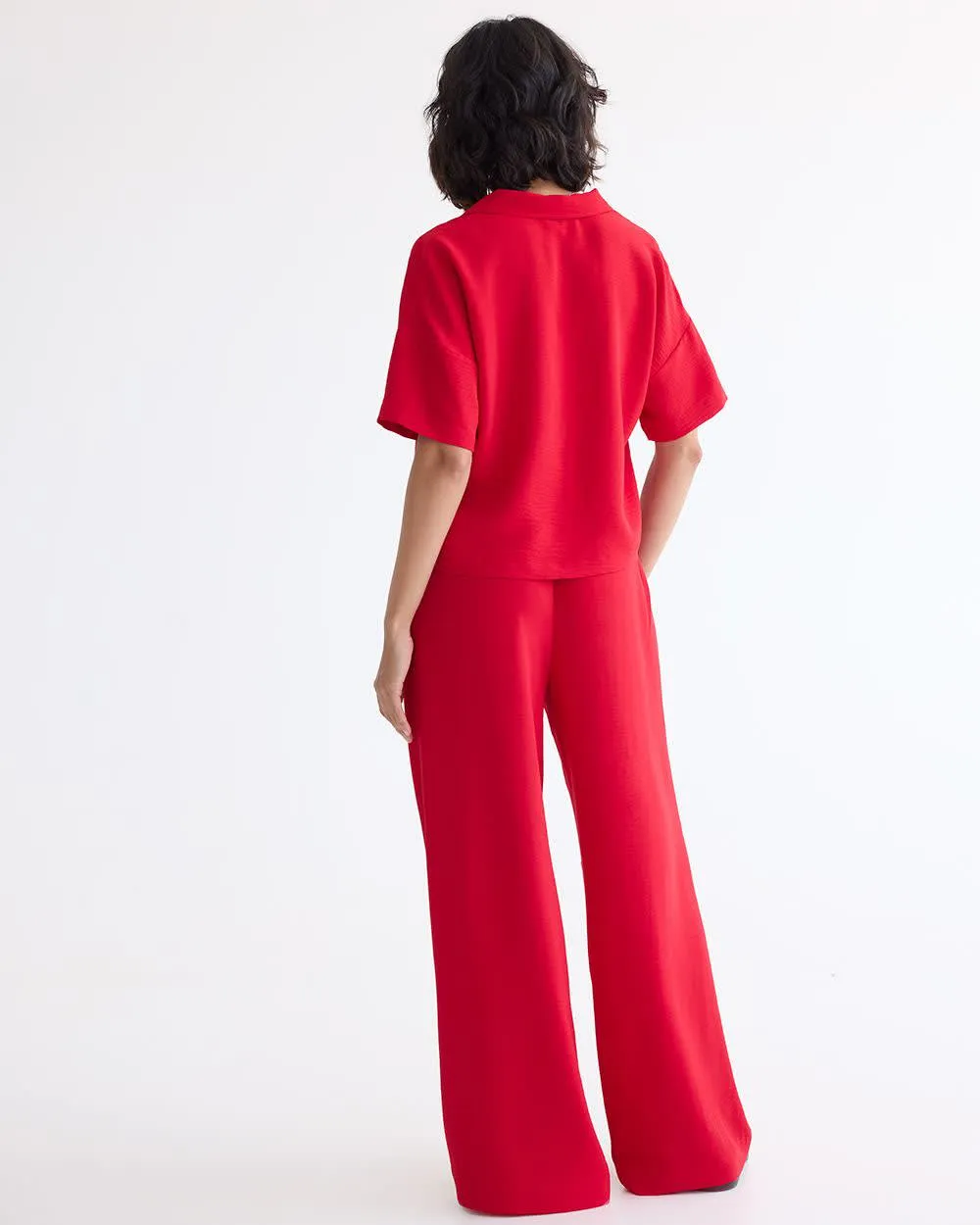 Short-Sleeve Buttoned-Down Blouse sold by Reitmans product image thumbnail 2