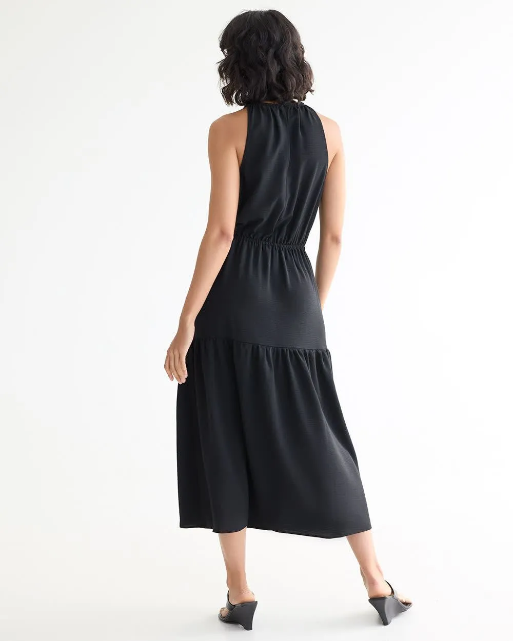 Sleeveless Maxi Dress with Halter Neckline sold by Reitmans product image thumbnail 2