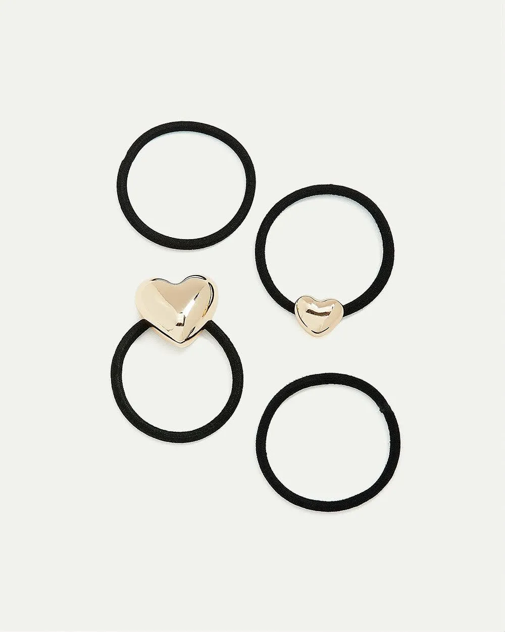 Hair Ties with Hearts - Set of 4 sold by Reitmans product image thumbnail 2