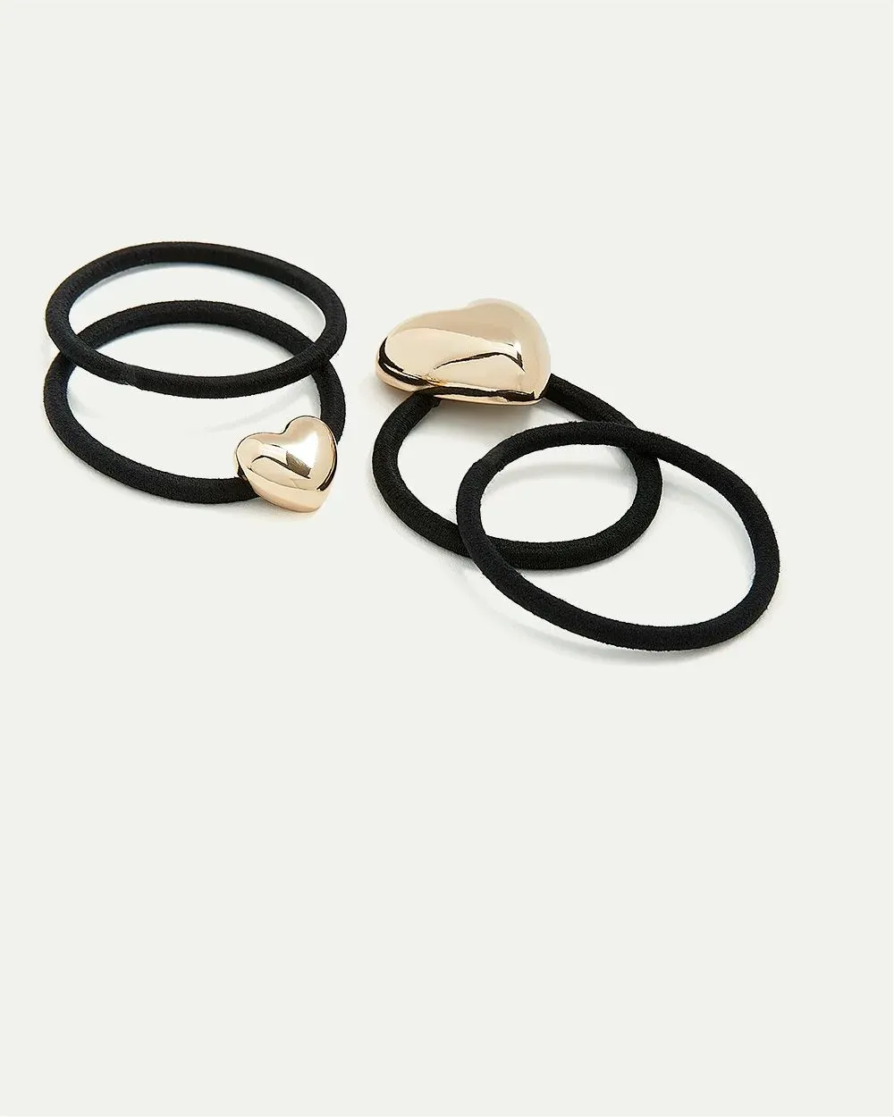 Hair Ties with Hearts - Set of 4 sold by Reitmans product image thumbnail 3
