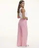 Wide-Leg High-Rise Linen Pant sold by Reitmans