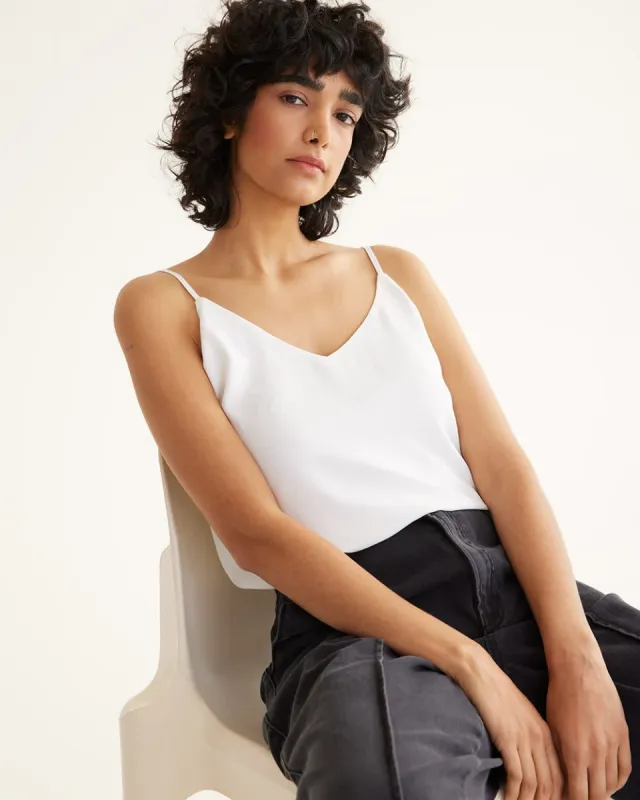 V-Neck Sleeveless Blouse, R Essentials sold by Reitmans