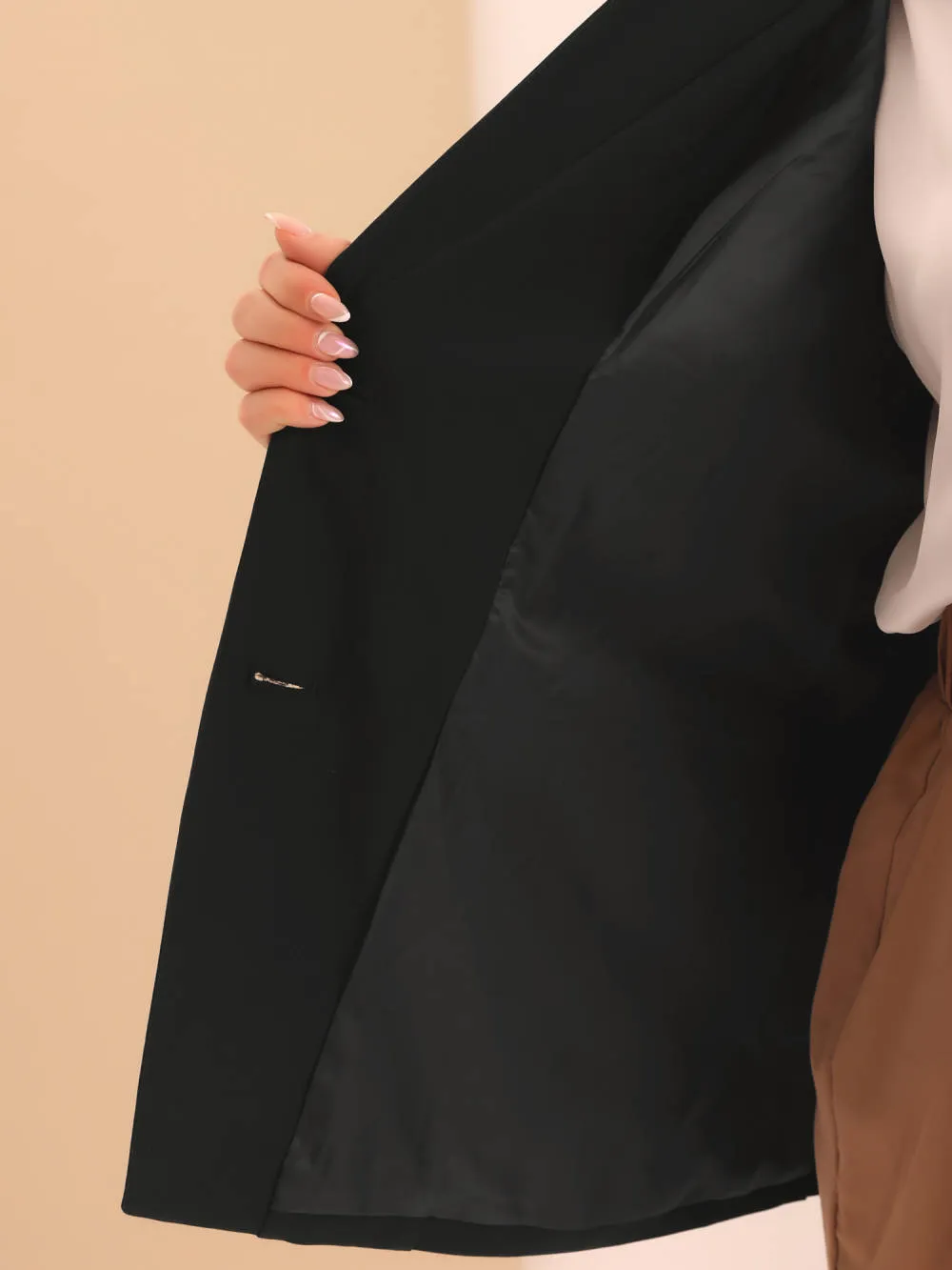 Agnes Orinda - Suit Button Blazer Jacket sold by Reitmans product image thumbnail 5