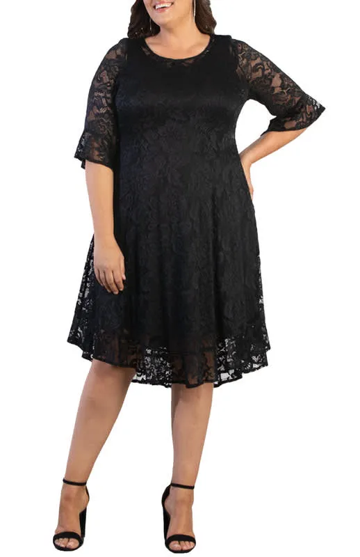 Kiyonna Livi Lace Cocktail Dress (Plus Size) sold by Reitmans